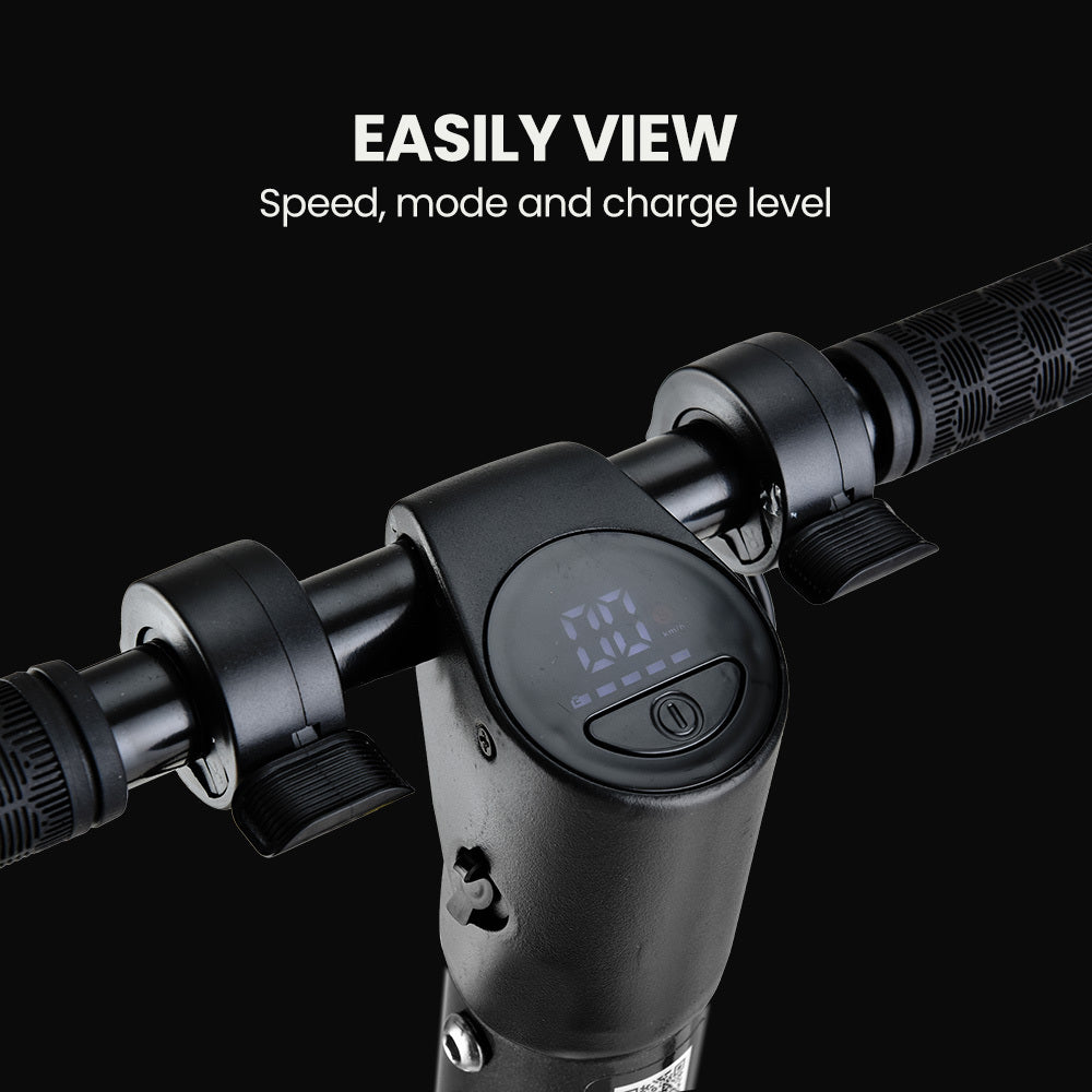 Electric Scooters: ALPHA Peak 300W 10Ah Electric Scooter, Suspension, for Adults or Teens, Black