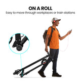 Electric Scooters: ALPHA Peak 300W 10Ah Electric Scooter, Suspension, for Adults or Teens, Black