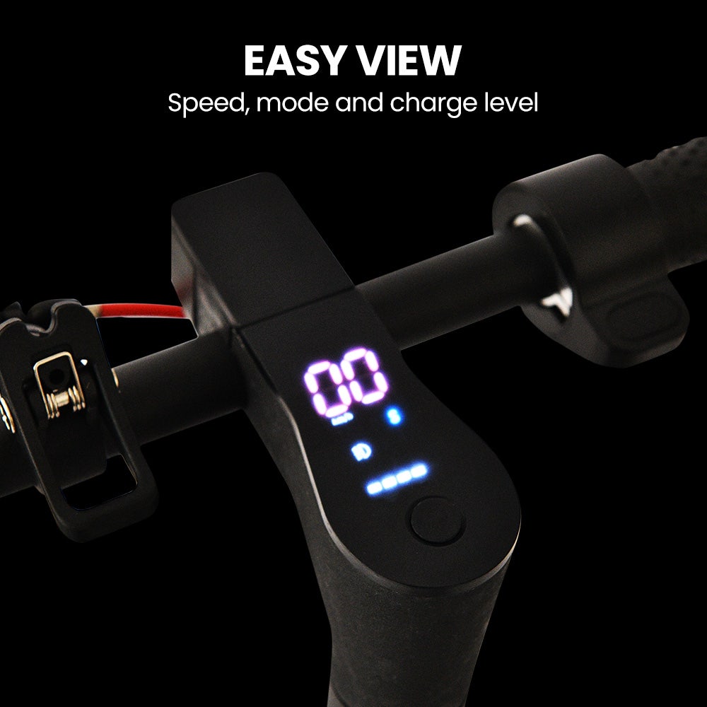 Electric Scooters: ALPHA Urban 8 Electric Scooter, Suspension, 25km Range, 8.5-Inch Wheels, Brushless Motor, Motorised Commuter eScooter for Adults, Grey