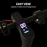 Electric Scooters: ALPHA Urban 8 Electric Scooter, Suspension, 25km Range, 8.5-Inch Wheels, Brushless Motor, Motorised Commuter eScooter for Adults, Grey