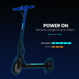 Electric Scooters: ALPHA Urban 8 Electric Scooter, Suspension, 25km Range, 8.5-Inch Wheels, Brushless Motor, Motorised Commuter eScooter for Adults, Grey