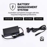 Electric Scooters: ALPHA Urban 8 Electric Scooter, Suspension, 25km Range, 8.5-Inch Wheels, Brushless Motor, Motorised Commuter eScooter for Adults, Grey