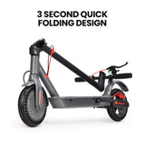 Electric Scooters: ALPHA Urban 8 Electric Scooter, Suspension, 25km Range, 8.5-Inch Wheels, Brushless Motor, Motorised Commuter eScooter for Adults, Grey