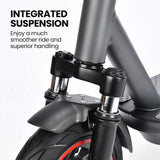 Electric Scooters: ALPHA Urban 10 Electric Scooter, 35km/h, Suspension, 35km Range, 10-Inch Wheels, Brushless Motor, Free APP, Motorised Commuter eScooter for Adults, Grey
