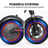 Electric Scooters: ALPHA Urban 10 Electric Scooter, 35km/h, Suspension, 35km Range, 10-Inch Wheels, Brushless Motor, Free APP, Motorised Commuter eScooter for Adults, Black
