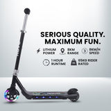 Bikes & Scooters: ROVO KIDS WhizKid Electric Scooter, Ages 5-11, Adjustable Height, AU Compliant, Lithium Battery, Brushless Motor, Black