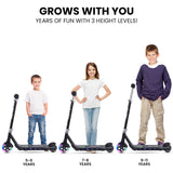 Bikes & Scooters: ROVO KIDS WhizKid Electric Scooter, Ages 5-11, Adjustable Height, AU Compliant, Lithium Battery, Brushless Motor, Black