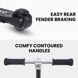 Bikes & Scooters: ROVO KIDS WhizKid Electric Scooter, Ages 5-11, Adjustable Height, AU Compliant, Lithium Battery, Brushless Motor, Black
