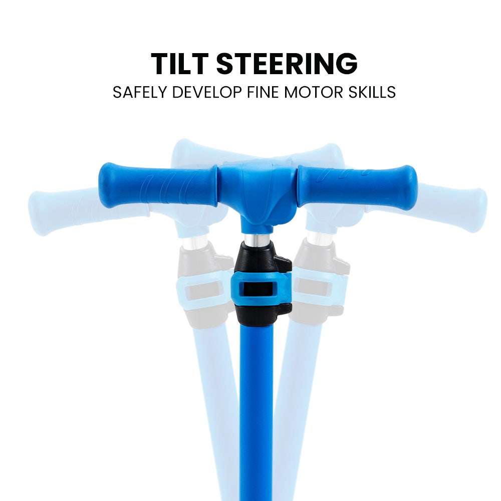Electric Scooters: ROVO KIDS 3-Wheel Electric Scooter , Ages 3-8, Adjustable Height, AU Compliant, Lithium Battery, Blue