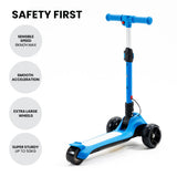 Electric Scooters: ROVO KIDS 3-Wheel Electric Scooter , Ages 3-8, Adjustable Height, AU Compliant, Lithium Battery, Blue
