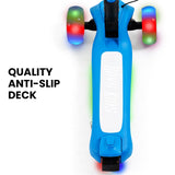 Electric Scooters: ROVO KIDS 3-Wheel Electric Scooter , Ages 3-8, Adjustable Height, AU Compliant, Lithium Battery, Blue