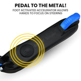 Electric Scooters: ROVO KIDS Electric Scooter Lithium Ride-On Foldable E-Scooter 125W Rechargeable, Blue