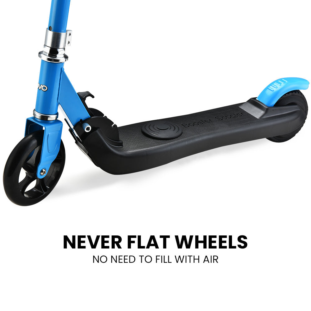Electric Scooters: ROVO KIDS Electric Scooter Lithium Ride-On Foldable E-Scooter 125W Rechargeable, Blue