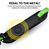 Electric Scooters: ROVO KIDS Electric Scooter Lithium Ride-On Foldable E-Scooter 125W Rechargeable, Green
