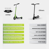 Electric Scooters: ROVO KIDS Electric Scooter Lithium Ride-On Foldable E-Scooter 125W Rechargeable, Green