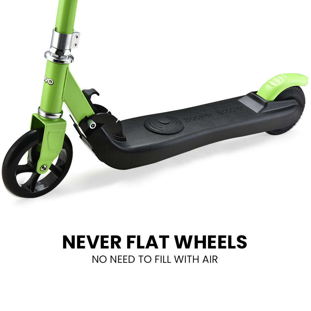 Electric Scooters: ROVO KIDS Electric Scooter Lithium Ride-On Foldable E-Scooter 125W Rechargeable, Green