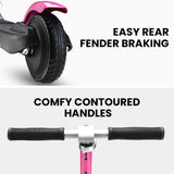 Electric Scooters: ROVO KIDS Electric Scooter Lithium Ride-On Foldable E-Scooter 125W Rechargeable, Pink