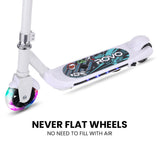 Bikes & Scooters: ROVO KIDS WhizKid Electric Scooter, Ages 5-11, Adjustable Height, AU Compliant, Lithium Battery, Brushless Motor, White