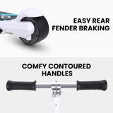 Bikes & Scooters: ROVO KIDS WhizKid Electric Scooter, Ages 5-11, Adjustable Height, AU Compliant, Lithium Battery, Brushless Motor, White