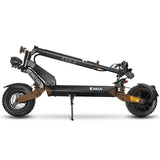 VALK Ego 8 Electric Scooter, 500W, AU Compliant, 48V 13Ah, 55km Max Range, eScooter for Adults, Foldable, Off Road, Black/Bronze
