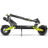 VALK Ego 8 Electric Scooter, 500W, AU Compliant, 48V 13Ah, 55km Max Range, eScooter for Adults, Foldable, Off Road, Black/Green