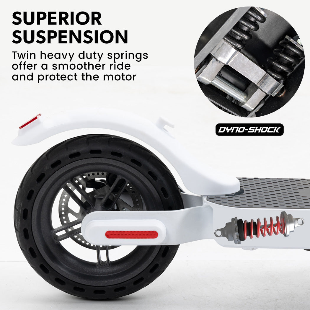 VALK Synergy 5 Electric Scooter, 400W, AU Compliant, Motorised eScooter for Adults, White