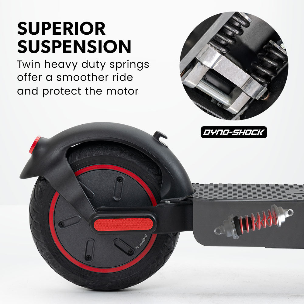 VALK Synergy 7 Electric Scooter, 500W 15Ah, AU Compliant, Motorised eScooter for Adults, Black/Red