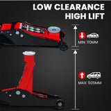 Automotive Repair & Speciality Tools: T-REX 3000KG Hydraulic Trolley Floor Jack, High Lift, Dual Pump, Quick Release Handle