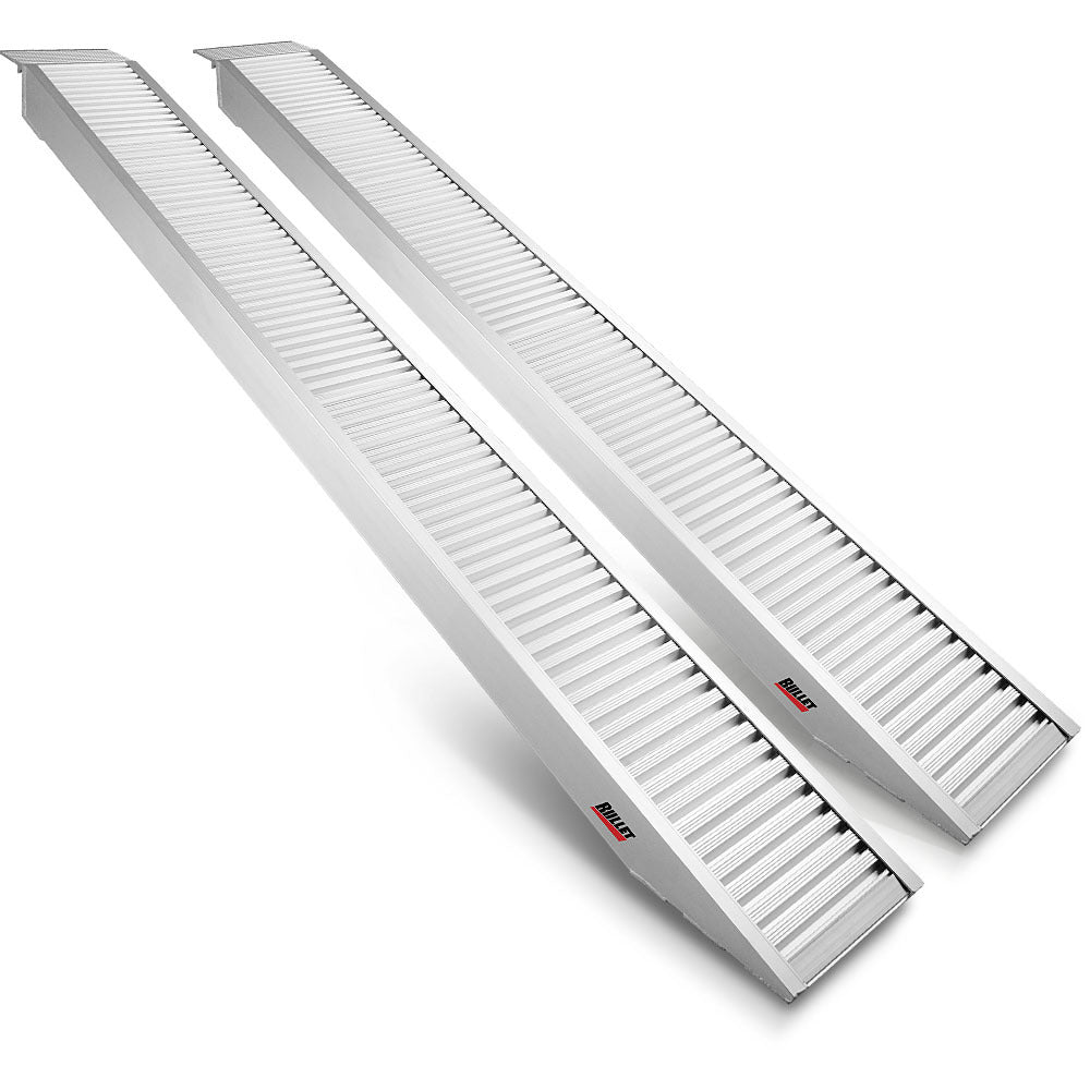Automotive Loading Ramps: BULLET Pair of 2.5m Aluminium Loading Ramps, 2800kg capacity