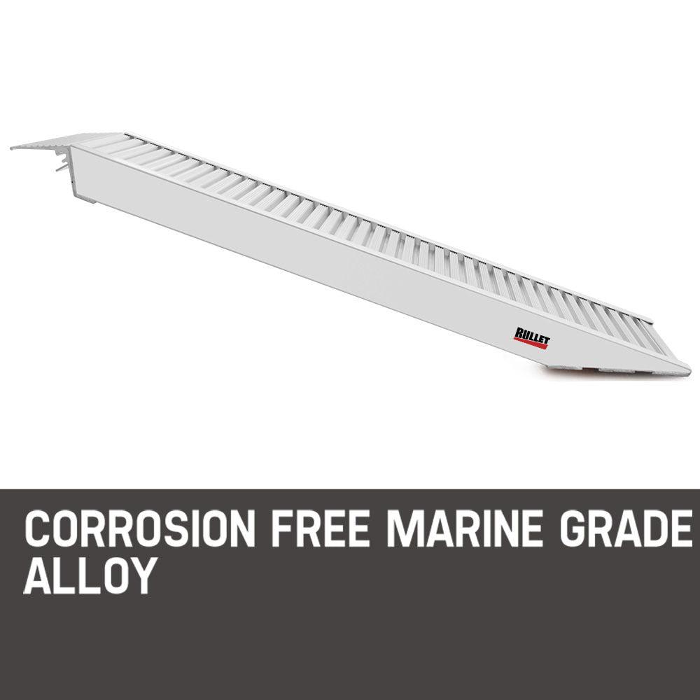 Automotive Loading Ramps: BULLET Pair of 1.6m Aluminium Loading Ramps, 4050kg capacity