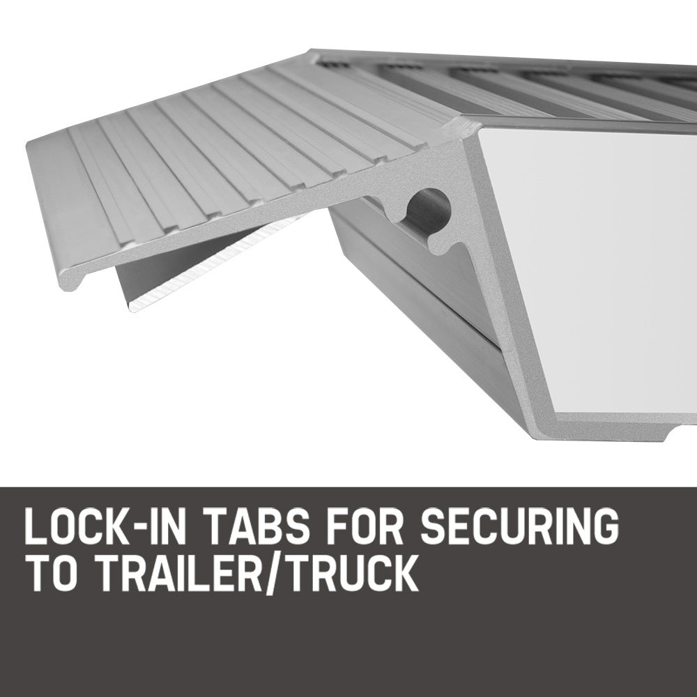 Automotive Loading Ramps: BULLET Pair of 1.6m Aluminium Loading Ramps, 4050kg capacity