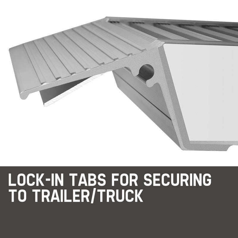 Automotive Loading Ramps: BULLET Pair of 3.2m Aluminium Loading Ramps, 1820kg Capacity