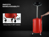 Automotive Parts: T-REX 60L Mobile Waste Oil Drainer Tank, Telescopic, for Car Engine, Workshop