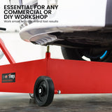 Automotive Parts: T-Rex 76L Low Level Mobile Truck Waste Oil Fluid Drainer Pan, Hand Pump, for Workshop