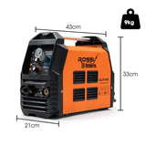 Welding Guns & Plasma Cutters: ROSSI 45A Plasma Cutter, Non-Touch Pilot ARC for Easy Cuts of Painted or Rusty Metals, DC Inverter Cutting Machine