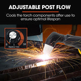 Welding Guns & Plasma Cutters: ROSSI 45A Plasma Cutter, Non-Touch Pilot ARC for Easy Cuts of Painted or Rusty Metals, DC Inverter Cutting Machine