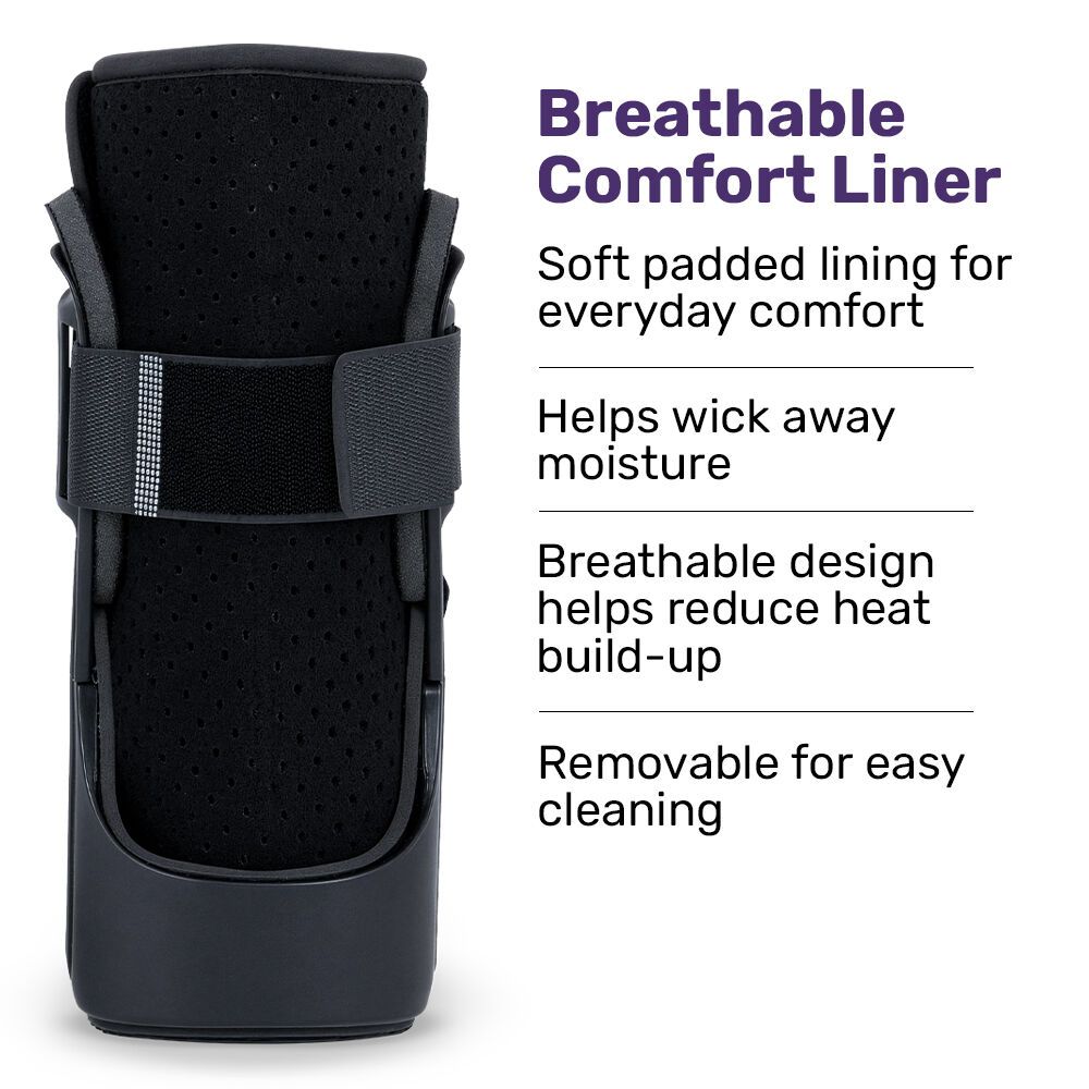 EQUIPMED CAM Walker Moon Boot â€“ Medium, Foot Injury Support, Ankle Recovery, Adjustable Fit, Lightweight Walking Boot