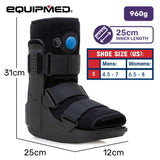 EQUIPMED CAM Walker Moon Boot – Medium, Foot Injury Support, Ankle Recovery, Adjustable Fit, Lightweight Walking Boot