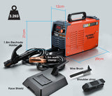 Welding Guns & Plasma Cutters: ROSSI 200 Amp Portable Inverter Arc Stick Welder, MMA DC Gas Inverter Welding Machine, 15A Plug
