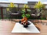 Fire Pit Accessories: Black Lassen Cast Iron Fire Pit