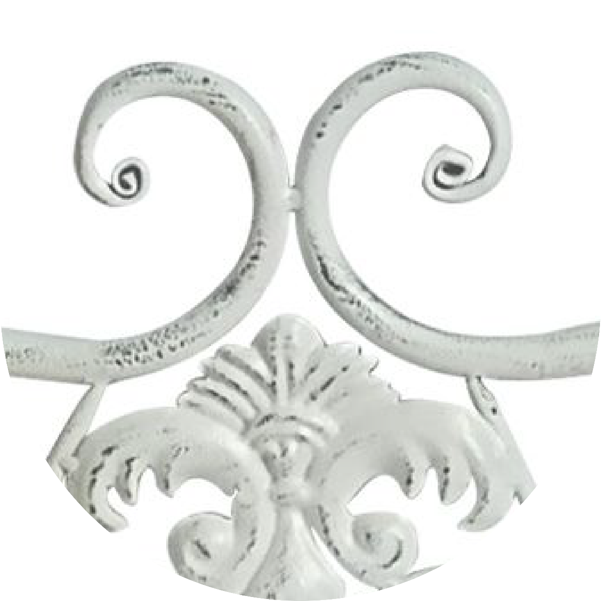 Outdoor Benches: Katerina Bench Ant. White