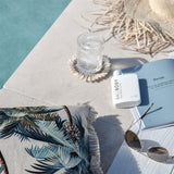 Cushions & Throws: Cushion Cover-Coastal Fringe Natural-Palm Trees Natural-60cm x 60cm