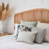 Cushions & Throws: Cushion Cover-With Piping-Palm Trees Natural-45cm x 45cm