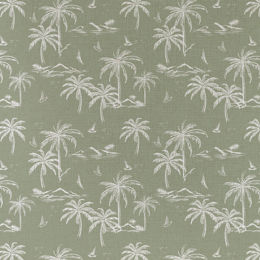 Cushions & Throws: Cushion Cover-Coastal Fringe Natural-Postcards Sage-60cm x 60cm