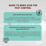 10kg Boric Acid Powder High Purity Fully Soluble Granule Pest Ant Cockroaches