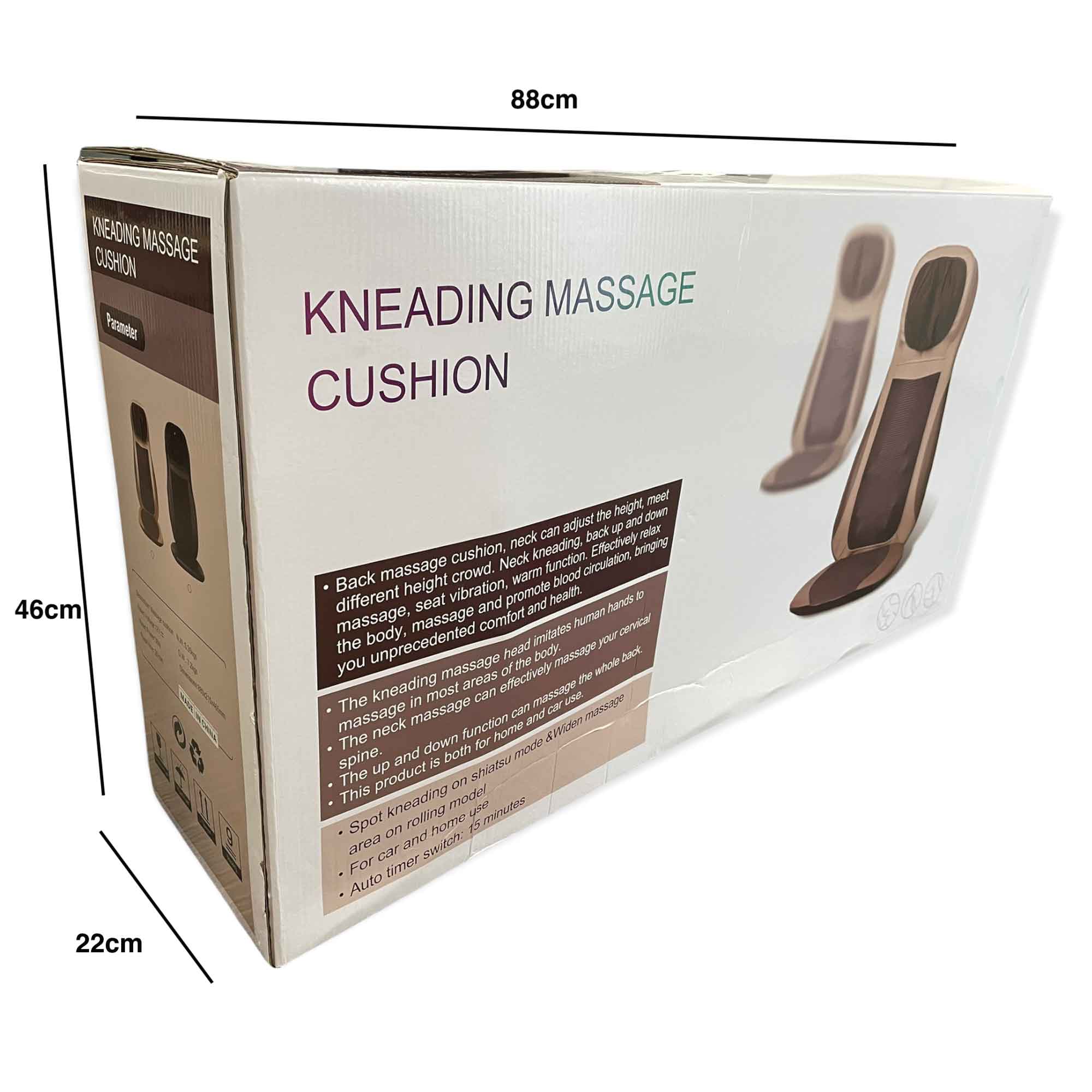 Massagers: Massager Cushion - Chair Seat Kneading Shiatsu Heat Massage Portable Car