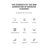 Massagers: Massager Cushion - Chair Seat Kneading Shiatsu Heat Massage Portable Car