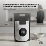 Orku 5Kg Taurine Powder - High Purity L-Taurine Amino Acid Ingredient
