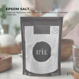 Bath Additives: Orku 400g Epsom Salt - Magnesium Sulphate Bath Salts For Skin Body Sulfate
