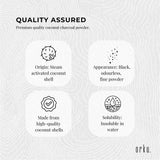 10g Activated Carbon Powder Coconut Charcoal - Teeth Whitening + Skin